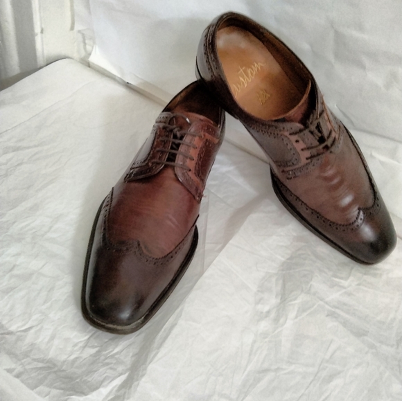 Mezlan Men\'s Custom  Elegant  Leather Shoes Size 8.5M miner main image 2